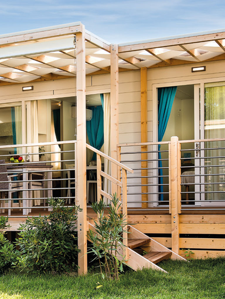 Bungalow 5-Sterne Campingplatz Italien der N  he von Venedig