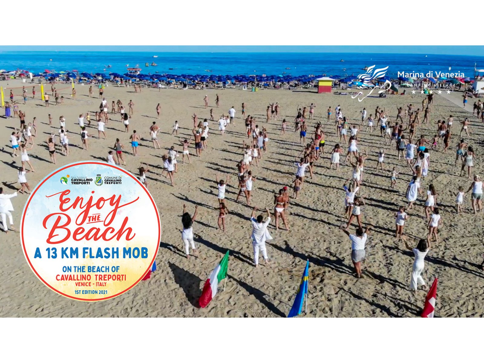 Flash Mob on the Beach