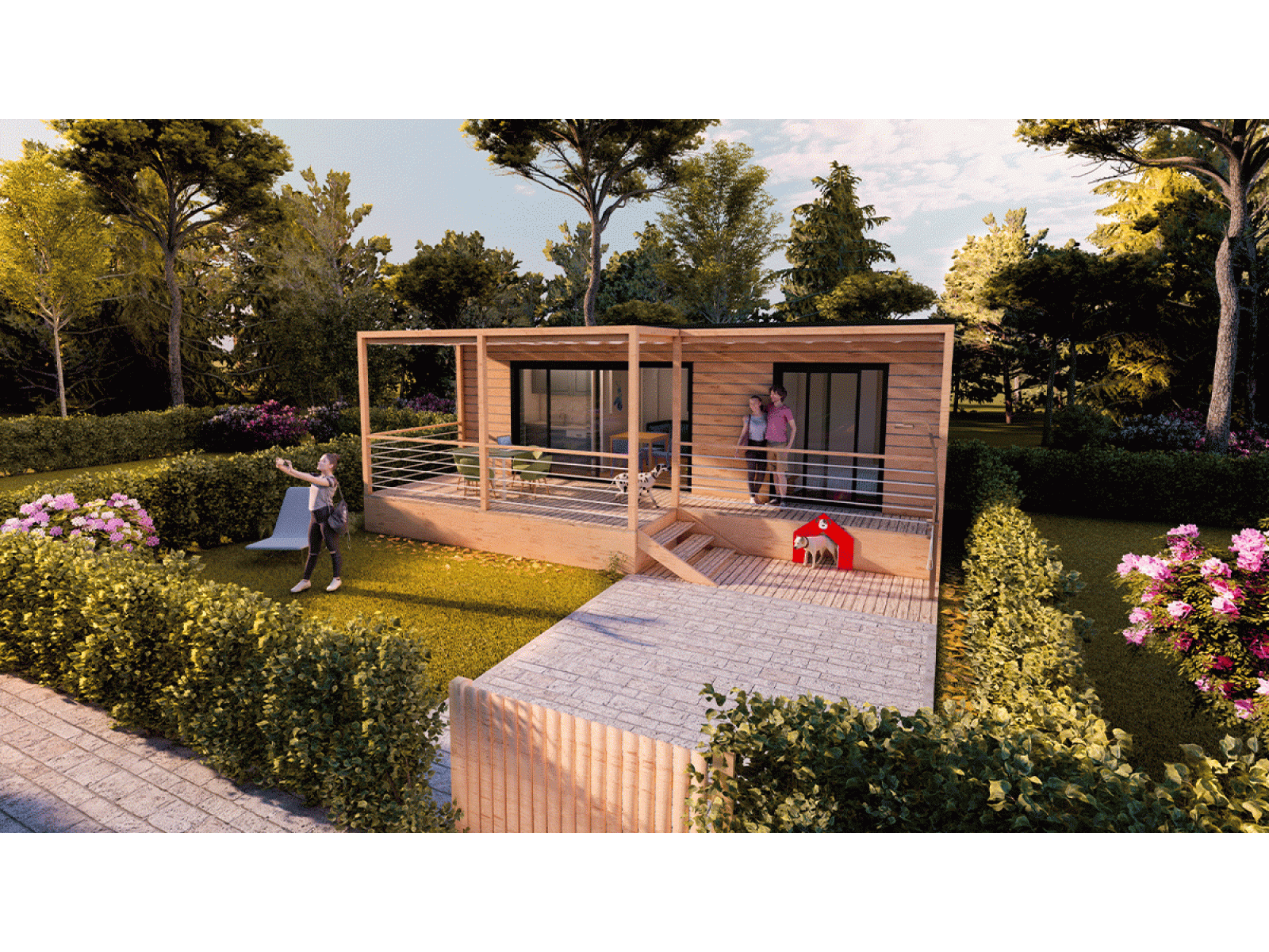 New Rex Lodge with private garden