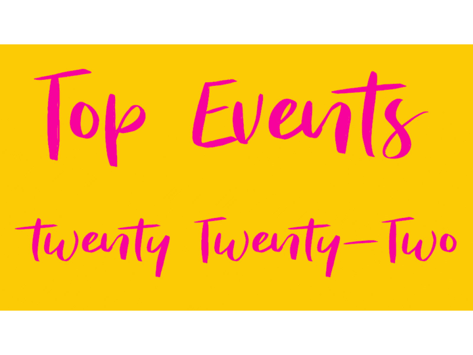 Events program 2022