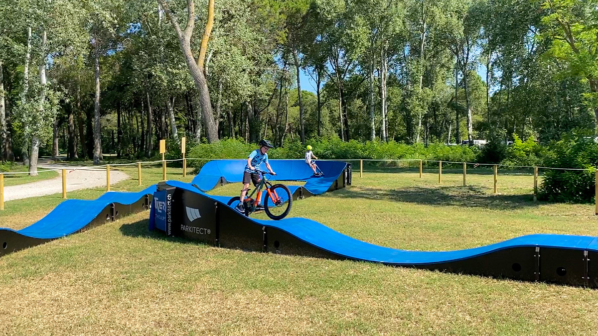 Pumptrack innerhalb des Marina di Venezia