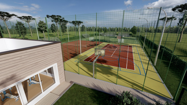 Neues Sportzentrum in Marina di Venezia.