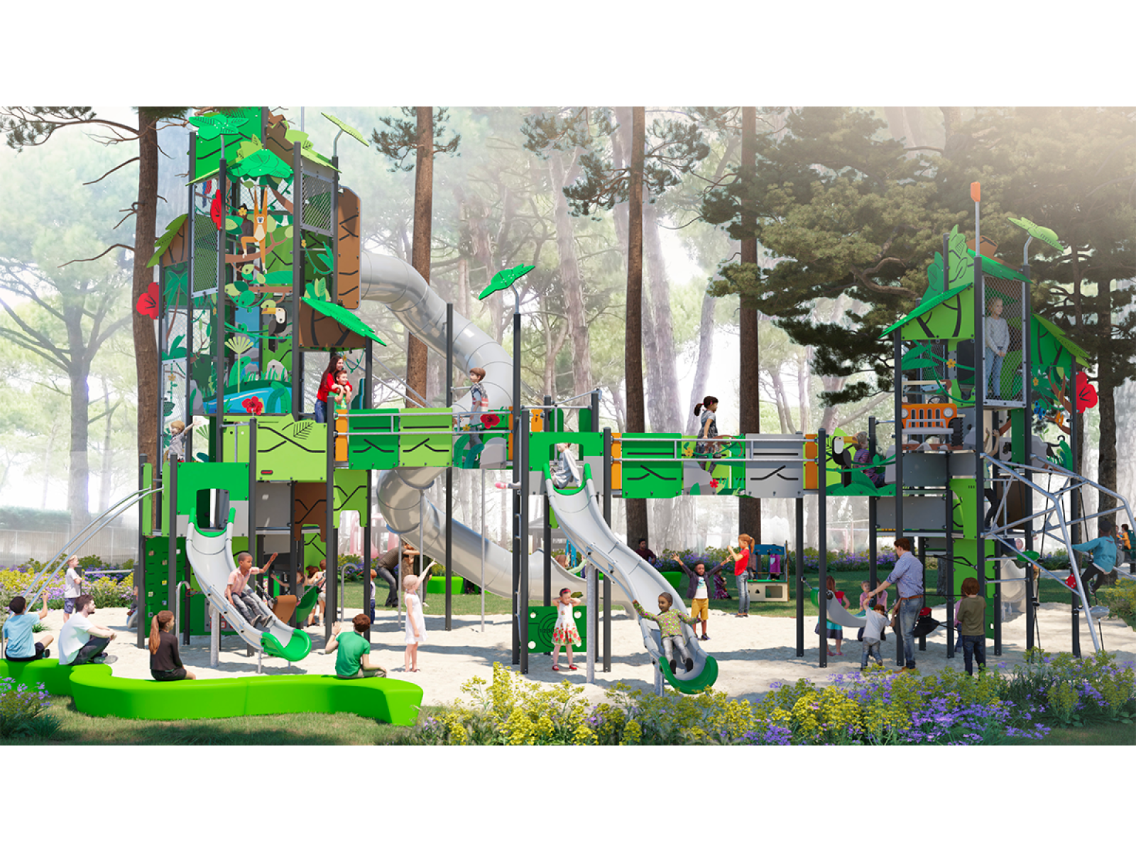 Parco giochi rinnovato al Marina di Venezia Camping Village