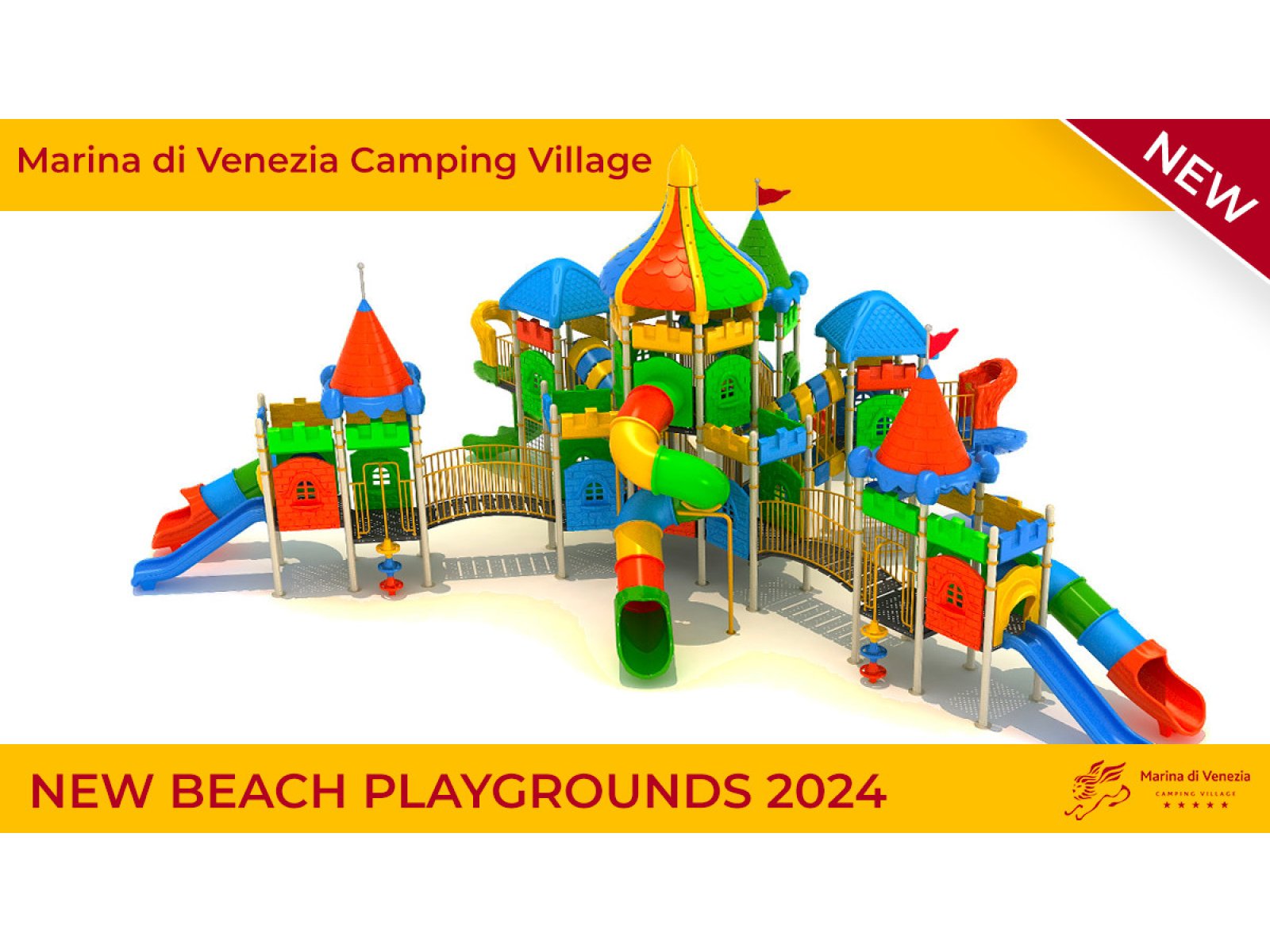 Nuove aree giochi e sport in spiaggia