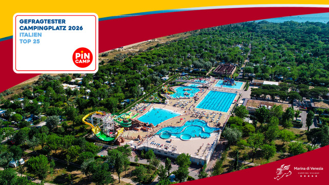 Marina di Venezia is the most sought-after campsite in Italy in 2025